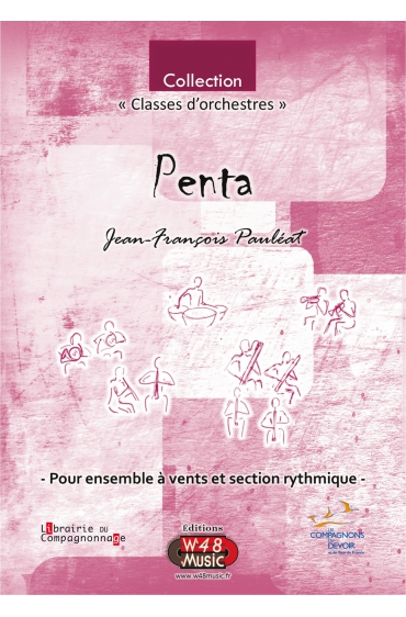 Partition "Penta" (Pour Ensemble à Vents et Section rythmique)