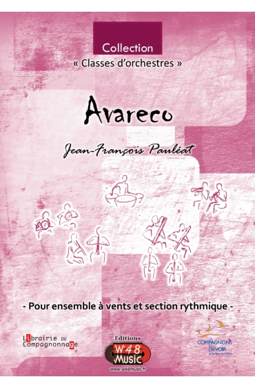 Partition E-Score “ AVARECO” (Pour ensemble à vents et section rythmique)