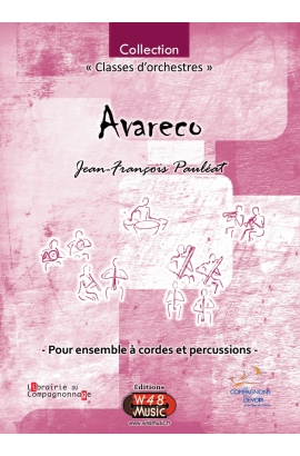 PARTITION E-Score  “ AVARECO” (Pour ensemble à cordes et percussions)